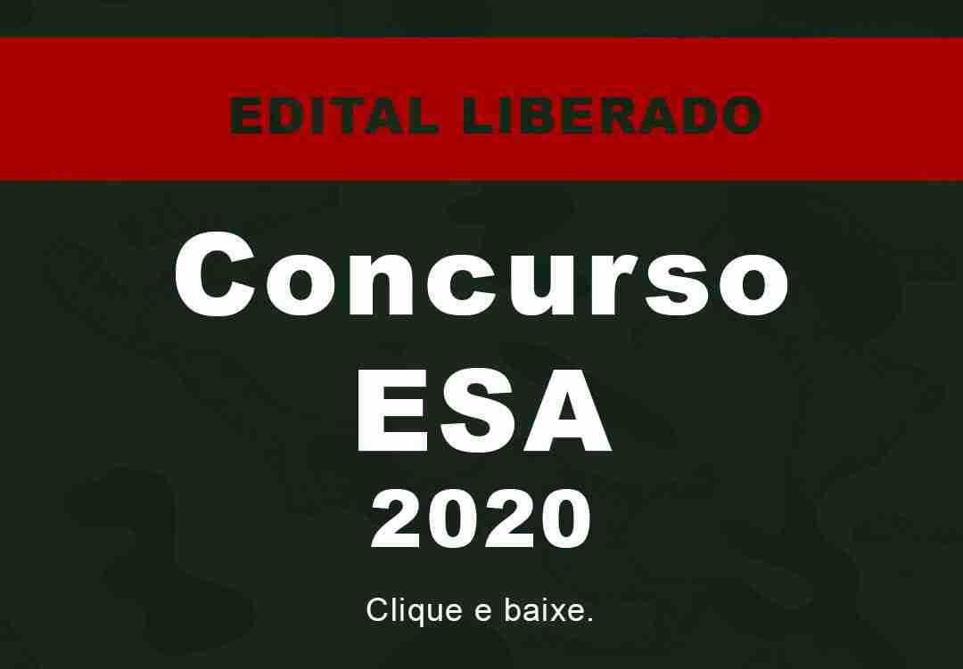 Edital Esa 2020