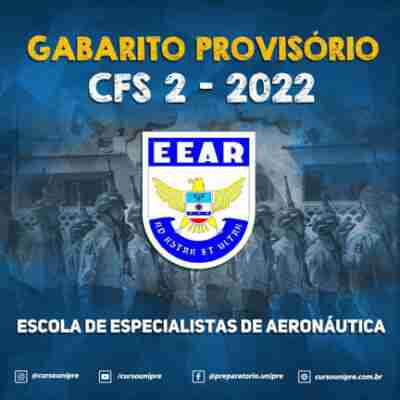 EEAR GABARITO 2022 - PROVISÓRIO