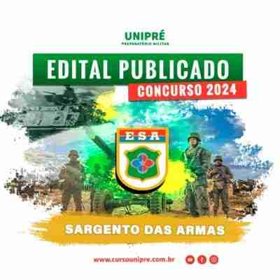 CONCURSO ESA 2024 INSCRIÇÕES E CURSO