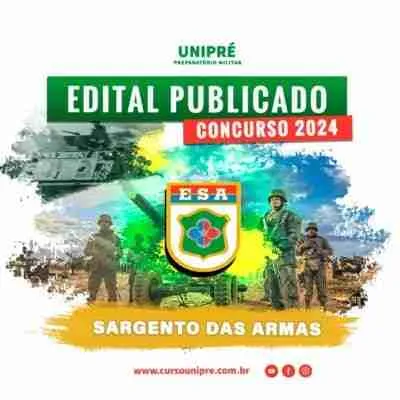 CONCURSO ESA 2024 INSCRIÇÕES E CURSO