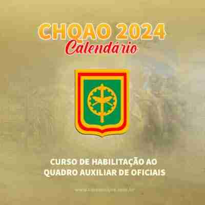 CHQAO 2024 - Calendário, Fog e Prova