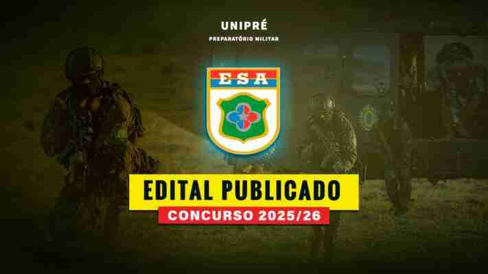 CONCURSO ESA 2025 - EDITAL PUBLICADO