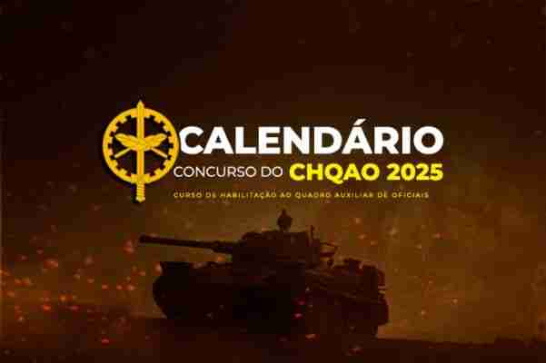 CALENDÁRIO DO CONCURSO CHQAO